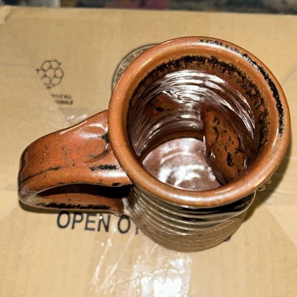 Vintage Funny Face/Goofy Art Pottery Clay Coffee/Tea/Beer/Mug - Picture 6 of 8